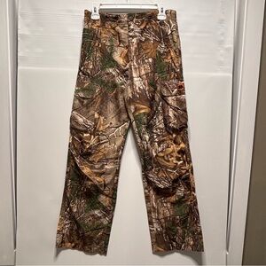 Field & Stream Real Tree Xtra Camo Hunting Pants No Scent Smart Wick Youth Large